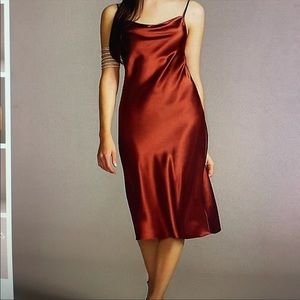 Satin slip dress
